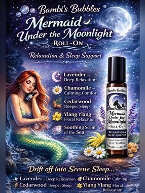 Mermaid Under the Moonlight Roll-On - Relaxation & Sleep Support